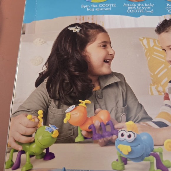Hasbro Cootie Bug Game - Pink, Green, Blue - Picture 4 of 5